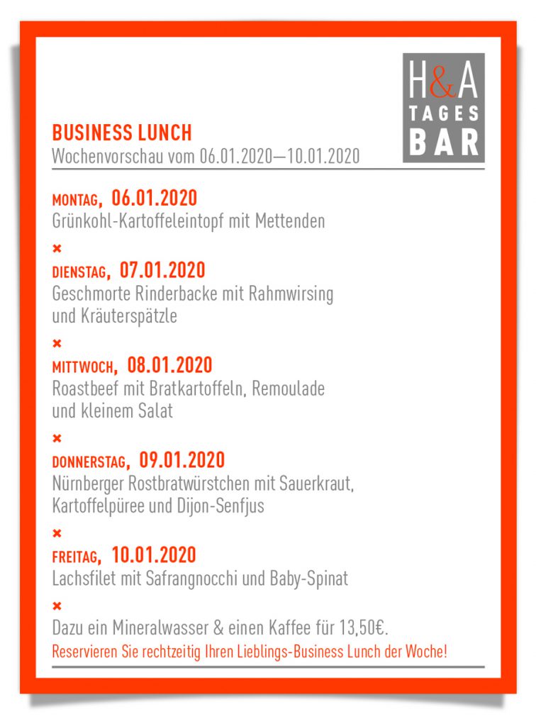 Die Tagesbar in Köln, Restaurant und Cafe und Bar am Friesenplatz, Mittagskarte, Tapas Bar und Weinbar