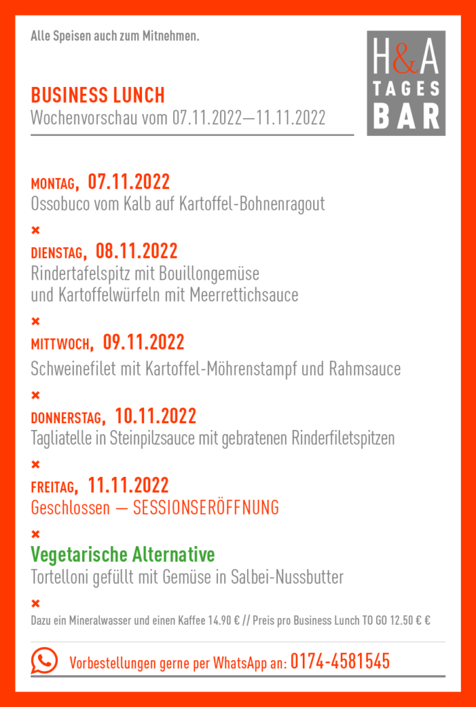 Die Tagesbar in Köln; cologne food und tapas bar am Friesenplatz